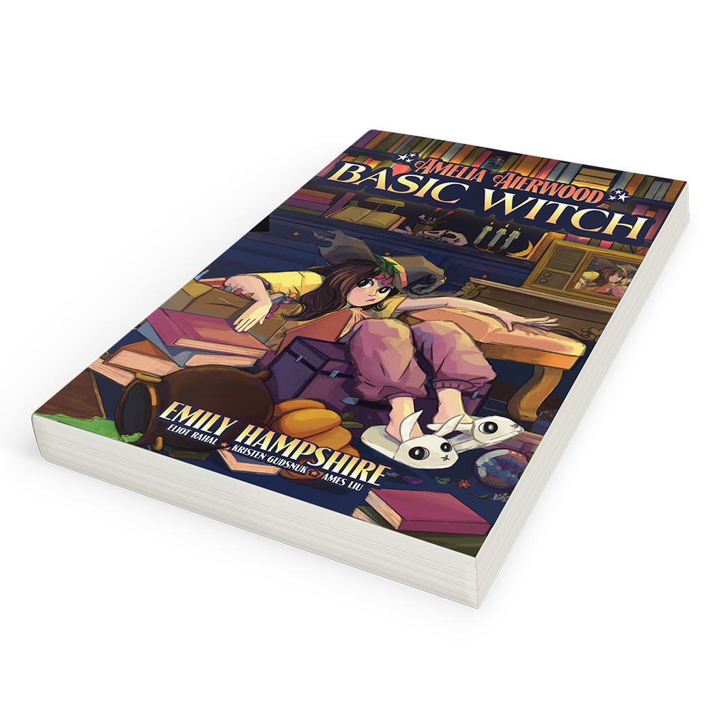 Emily Hampshire: Amelia Aierwood, Basic Witch - Hardcover Graphic Novel Book