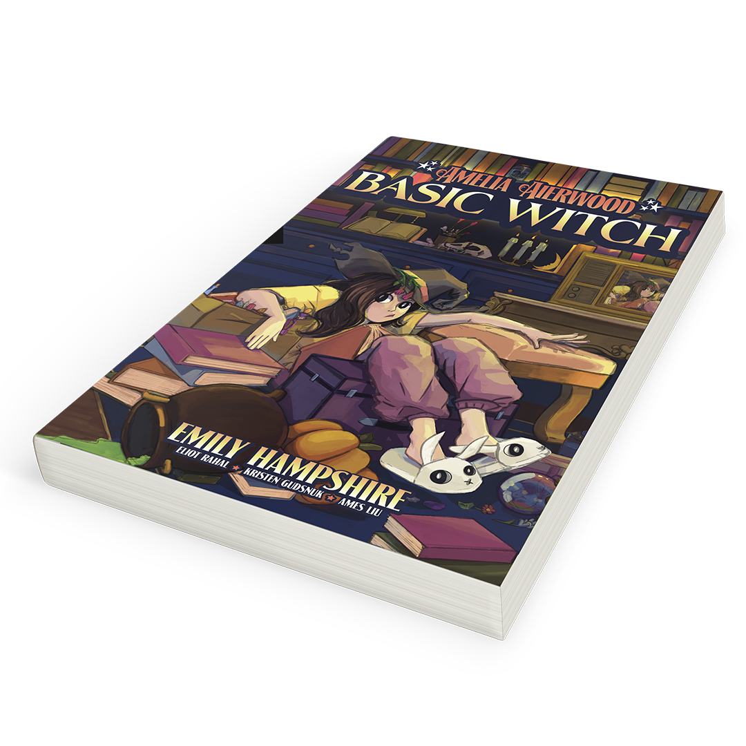 Emily Hampshire: Amelia Aierwood, Basic Witch - Hardcover Graphic Novel Book