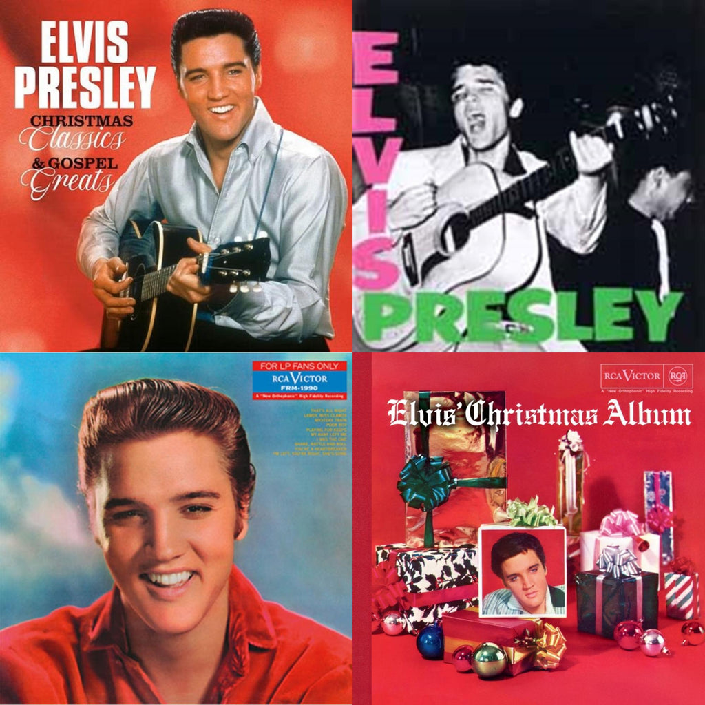 Elvis' Christmas Album & Christmas Classics & Gospel Greats (Ams Exclusive) (Snowy White LP Vinyl) & For LP Fans Only (Translucent Blue Vinyl/180G) & Elvis Presley