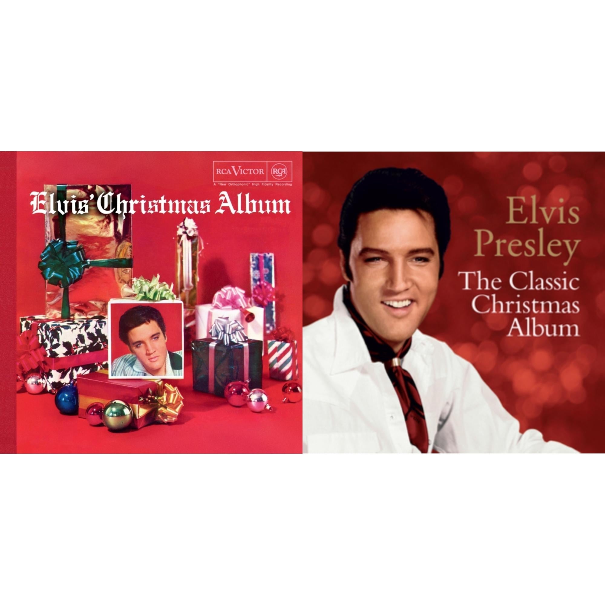 Elvis Presley - Classic Christmas Album & Elvis' Christmas Album - LP Vinyl Bundle