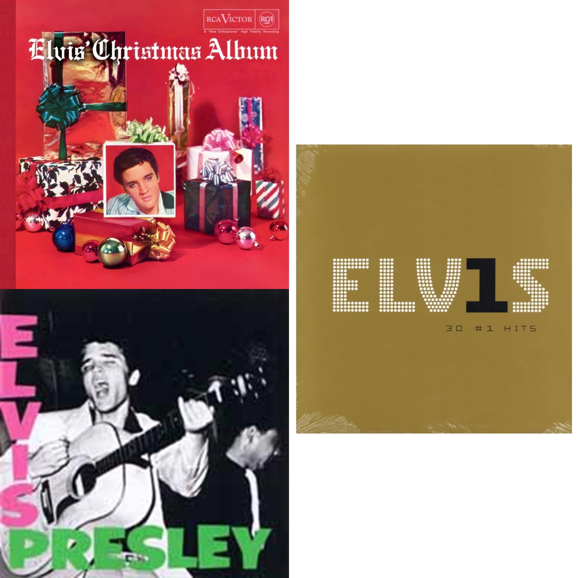 Elvis' Christmas Album & Elvis Presley & Elvis 30 #1 Hits (2LP/180G)