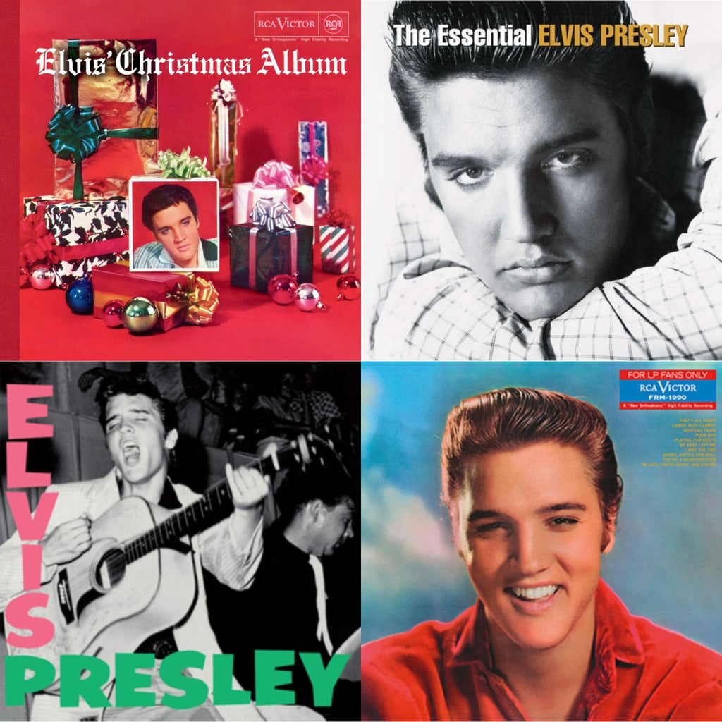 Elvis' Christmas Album & Elvis Presley (Limited/Transparent Green LP Vinyl/180G) & For LP Fans Only (Translucent Blue Vinyl/180G) & Essential Elvis Presley