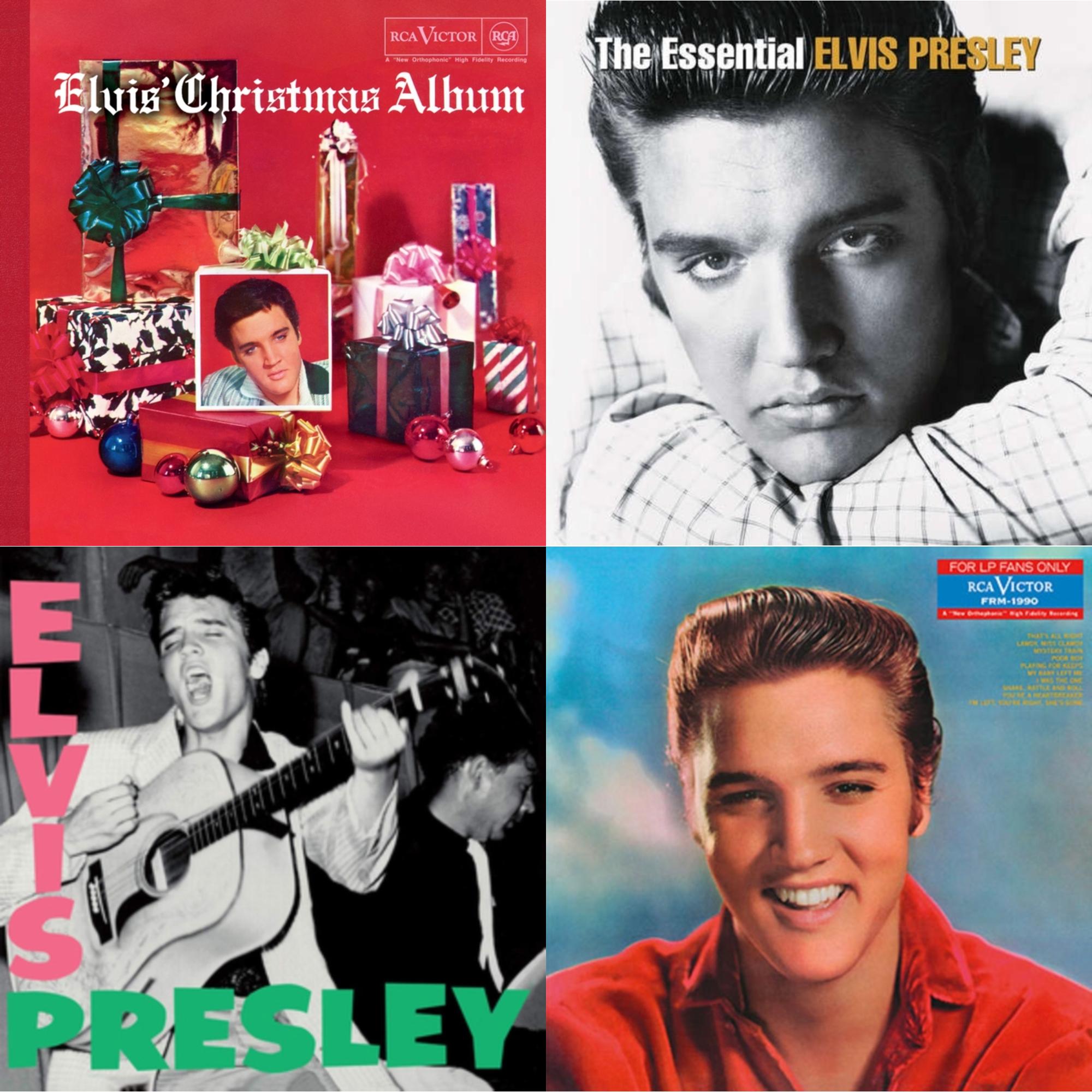 Elvis' Christmas Album & Elvis Presley (Limited/Transparent Green LP Vinyl/180G) & For LP Fans Only (Translucent Blue Vinyl/180G) & Essential Elvis Presley