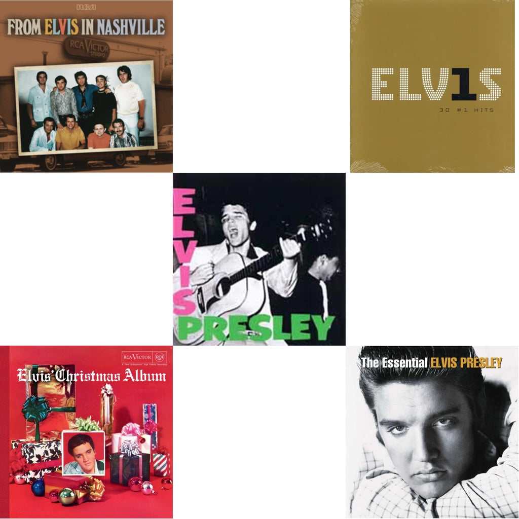 From Elvis In Nashville (2LP) & Elvis' Christmas Album & Elvis Presley & Elvis 30 #1 Hits (2LP/180G) & Essential Elvis Presley