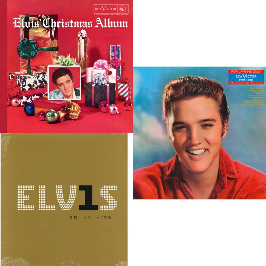 Elvis' Christmas Album & For LP Fans Only (Translucent Blue Vinyl/180G) & Elvis 30 #1 Hits (2LP/180G)