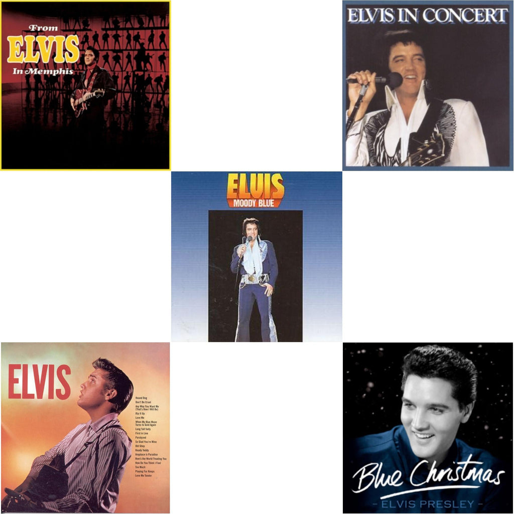 Elvis Presley - From Elvis In Memphis & Elvis & Moody Blue & Elvis In Concert & Blue Christmas - CD Bundle