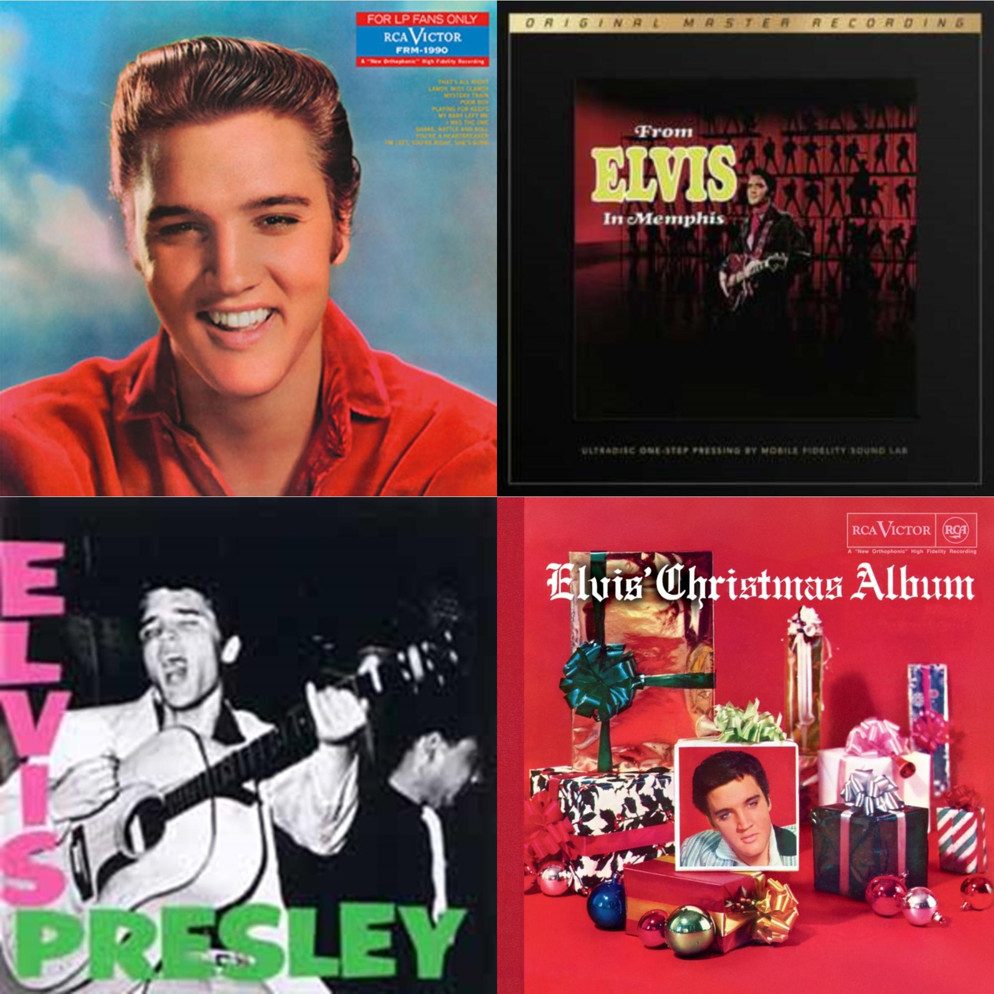 Elvis' Christmas Album & From Elvis In Memphis (2LP/180G/45RPM Supervinyl Ultradisc One-Step/Original Masters/Limited) & For LP Fans Only (Translucent Blue Vinyl/180G) & Elvis Presley