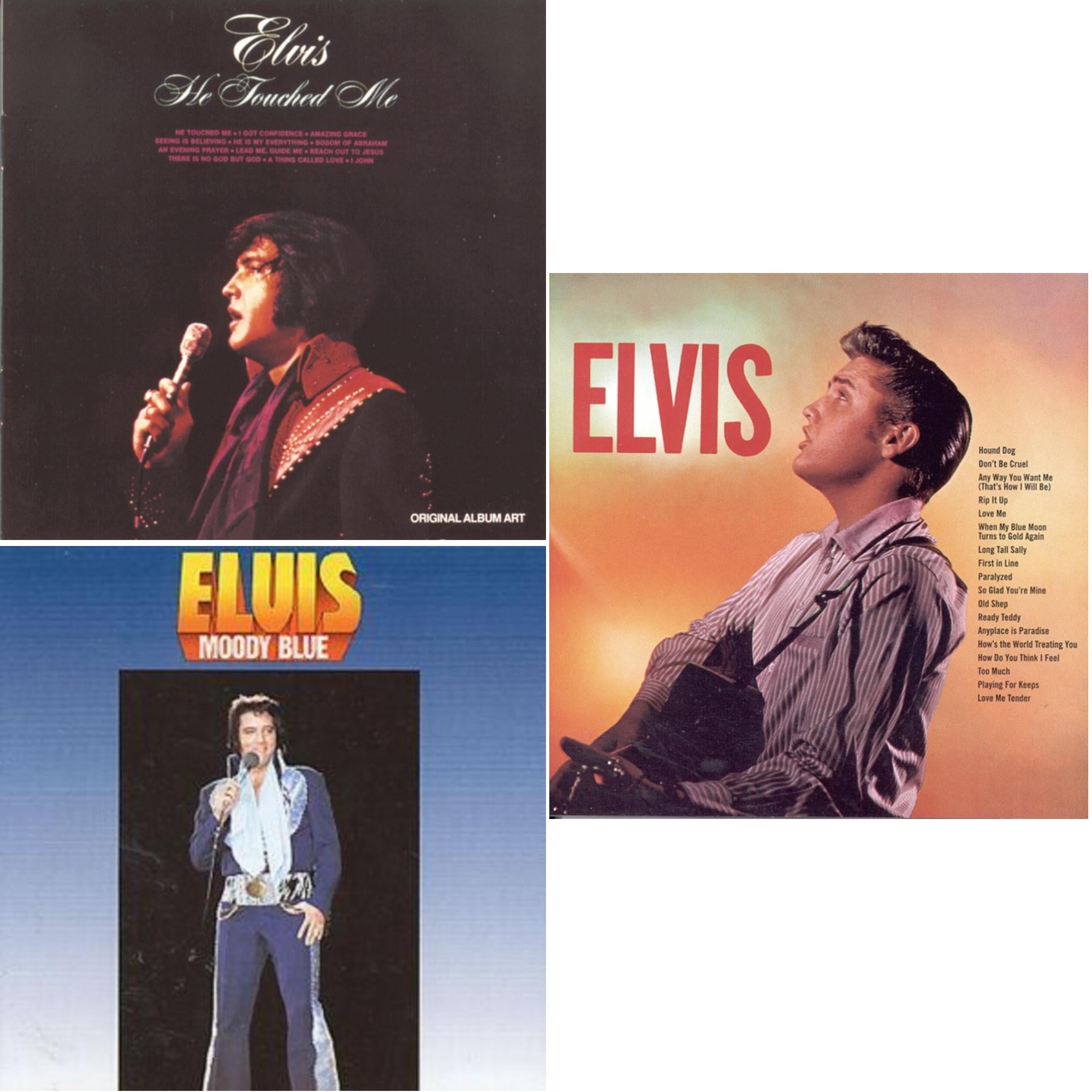 Moody Blue & Elvis & He Touched Me
