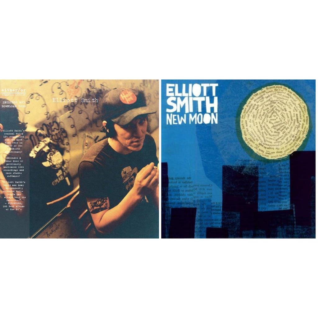 Elliott Smith - New Moon (Metallic Silver Vinyl/2LP) (I) & Either/Or (Dl Card)
