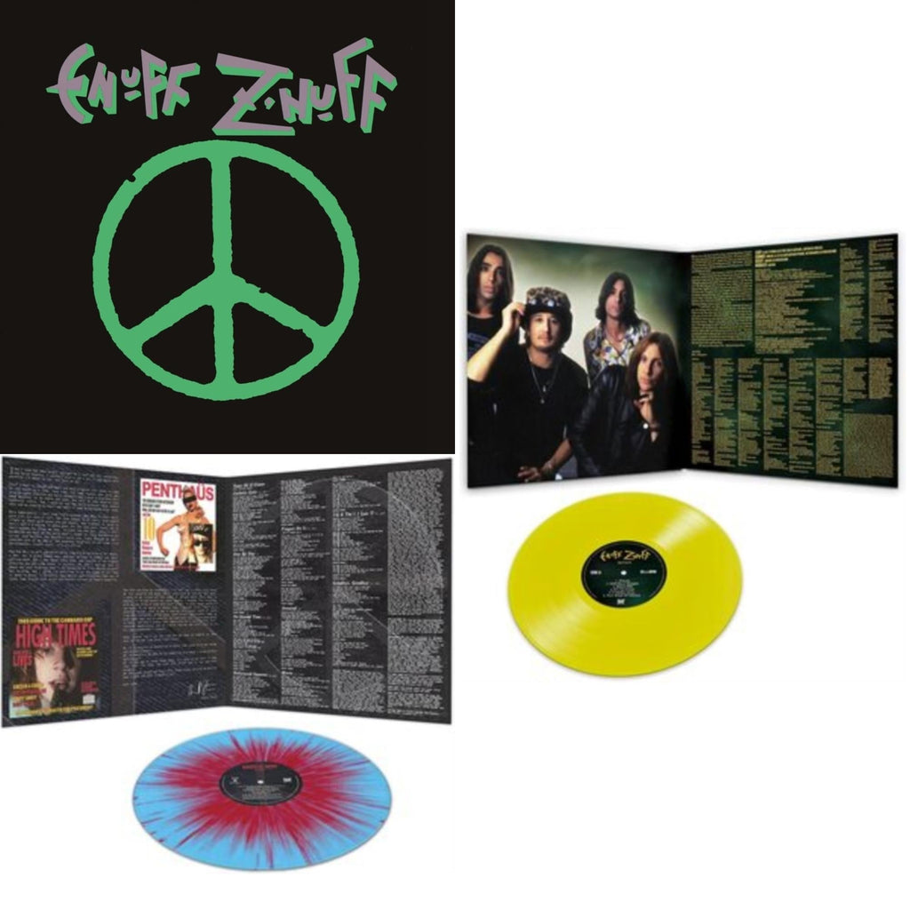 Enuff Z'nuff (180G/Purple LP Vinyl/Limited Edition) & 1985 (Blue & Red Starburst LP Vinyl) & Seven (Yellow LP Vinyl/Reissue)
