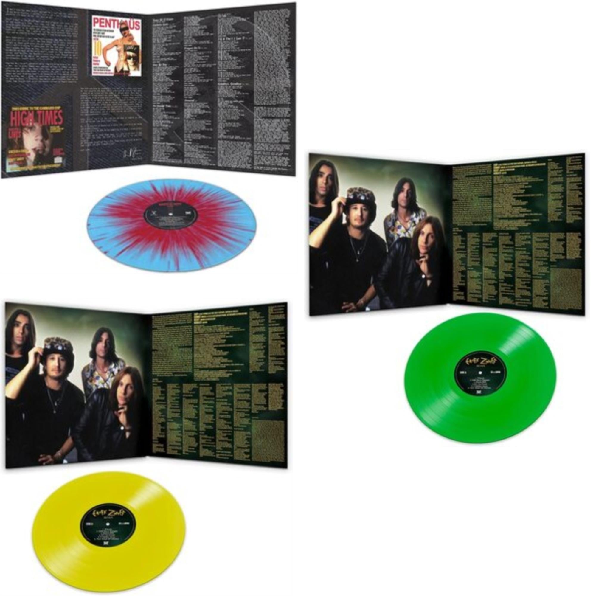 Enuff Z'nuff - 1985 (Blue & Red Starburst LP Vinyl) & Seven (Green LP Vinyl/Reissue) & Seven (Yellow LP Vinyl/Reissue)
