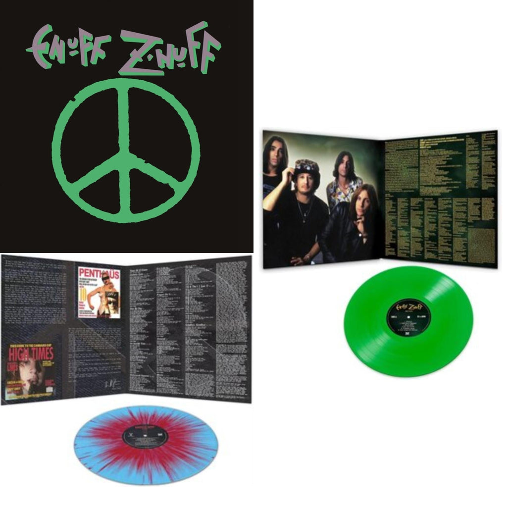 Enuff Z'nuff (180G/Green LP Vinyl/Limited Edition) & 1985 (Blue & Red Starburst LP Vinyl) & Seven (Green LP Vinyl/Reissue)