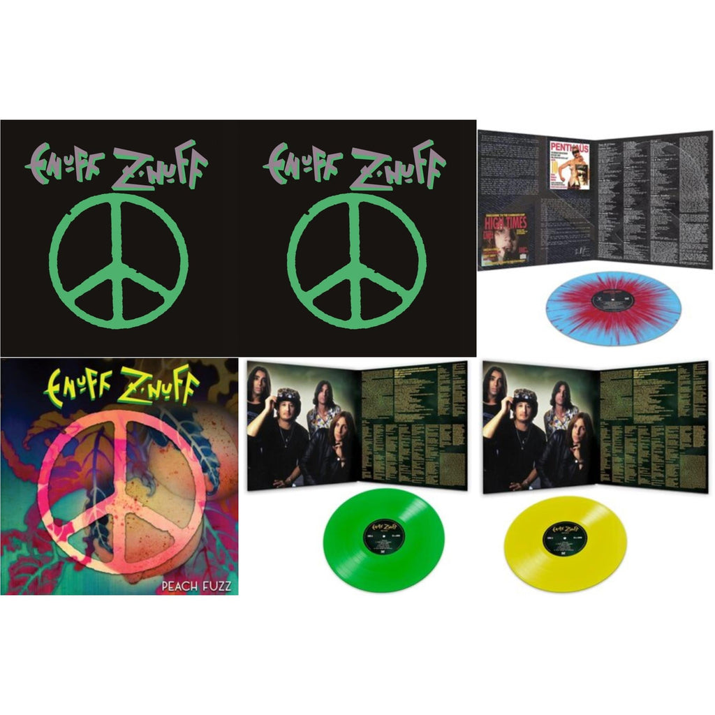 Enuff Z'nuff (180G/Purple LP Vinyl/Limited Edition) & Enuff Z'nuff (180G/Green LP Vinyl/Limited Edition) & 1985 (Blue & Red Starburst LP Vinyl) & Peach Fuzz (Peach LP Vinyl) & Seven (Green LP Vinyl/Reissue) & Seven (Yellow LP Vinyl/Reissue)