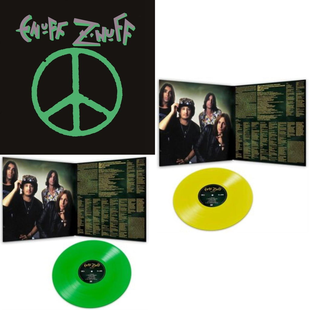 Enuff Z'nuff (180G/Green LP Vinyl/Limited Edition) & Seven (Green LP Vinyl/Reissue) & Seven (Yellow LP Vinyl/Reissue)