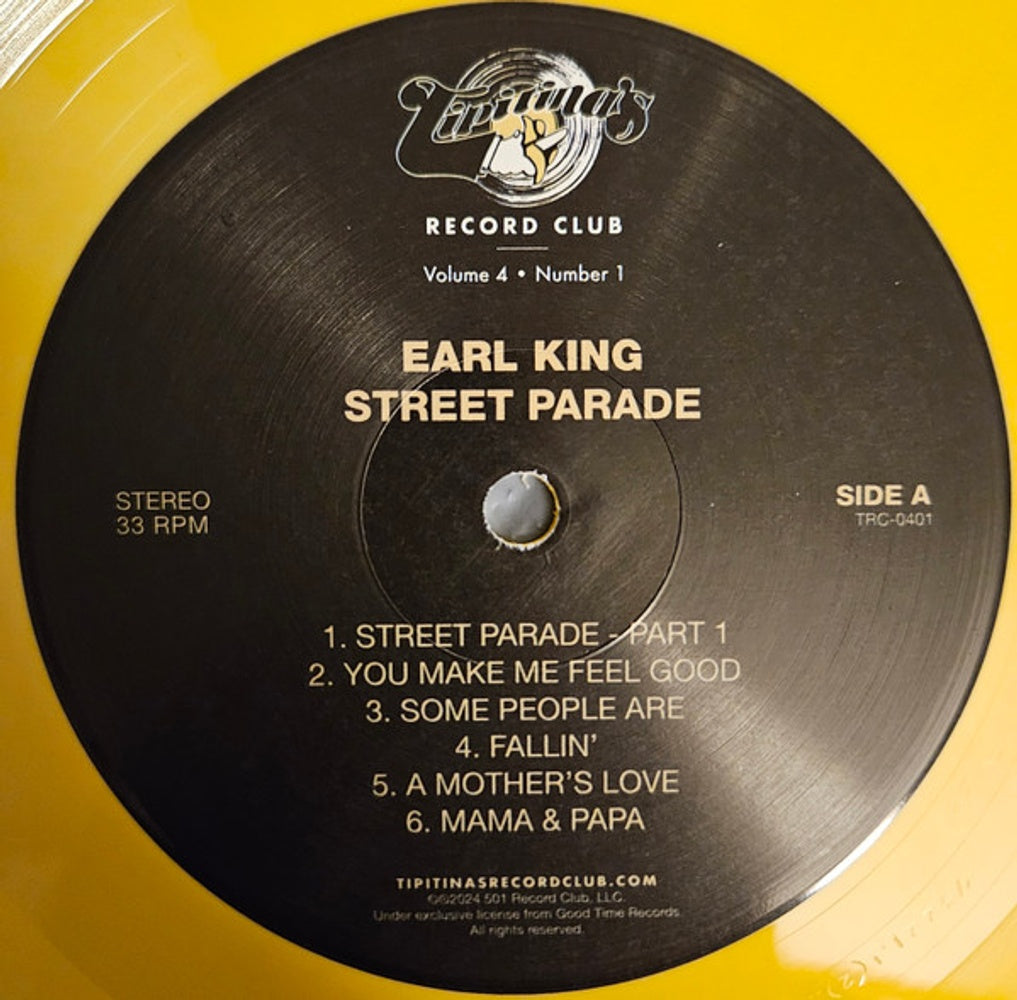 Earl King – Street Parade (Orange Burst LP Vinyl) Vinyl Record