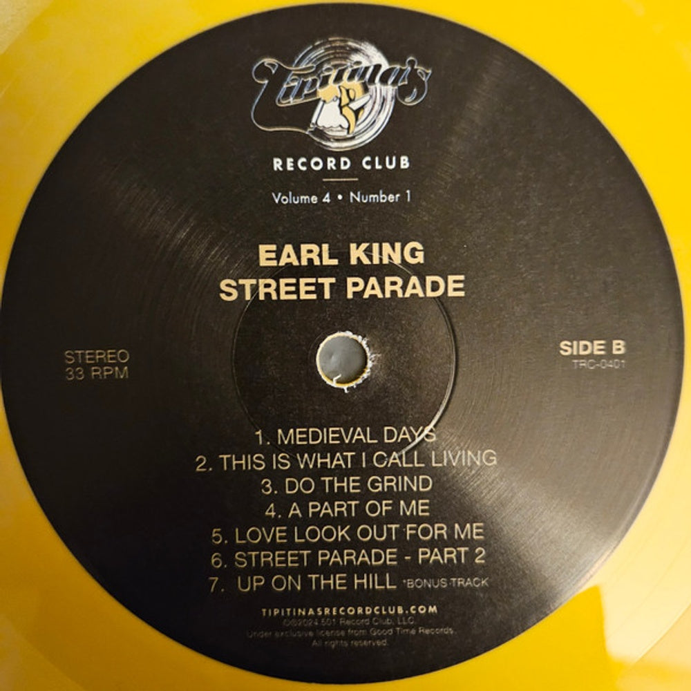 Earl King – Street Parade (Orange Burst LP Vinyl) Vinyl Record