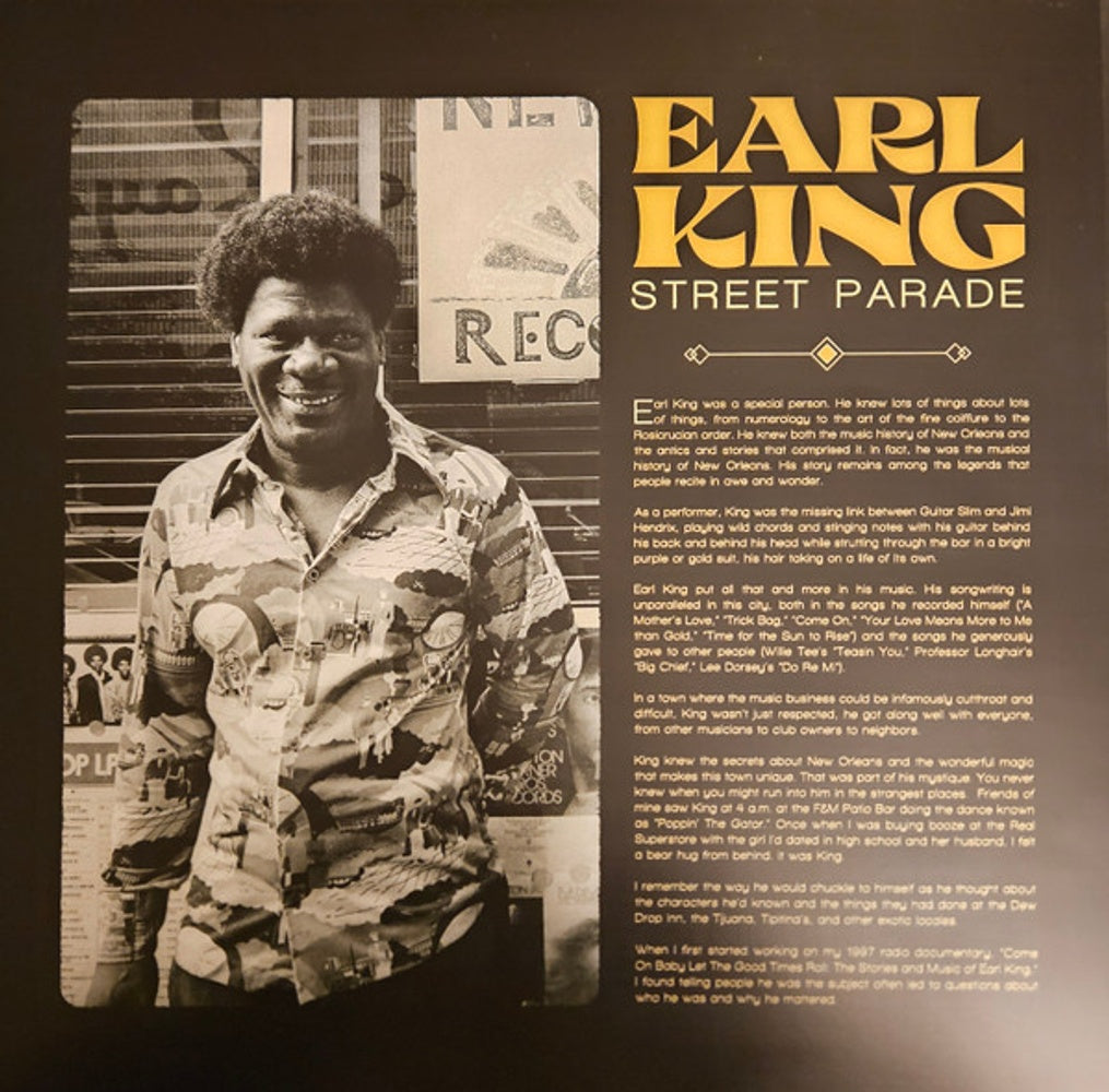 Earl King – Street Parade (Orange Burst LP Vinyl) Vinyl Record