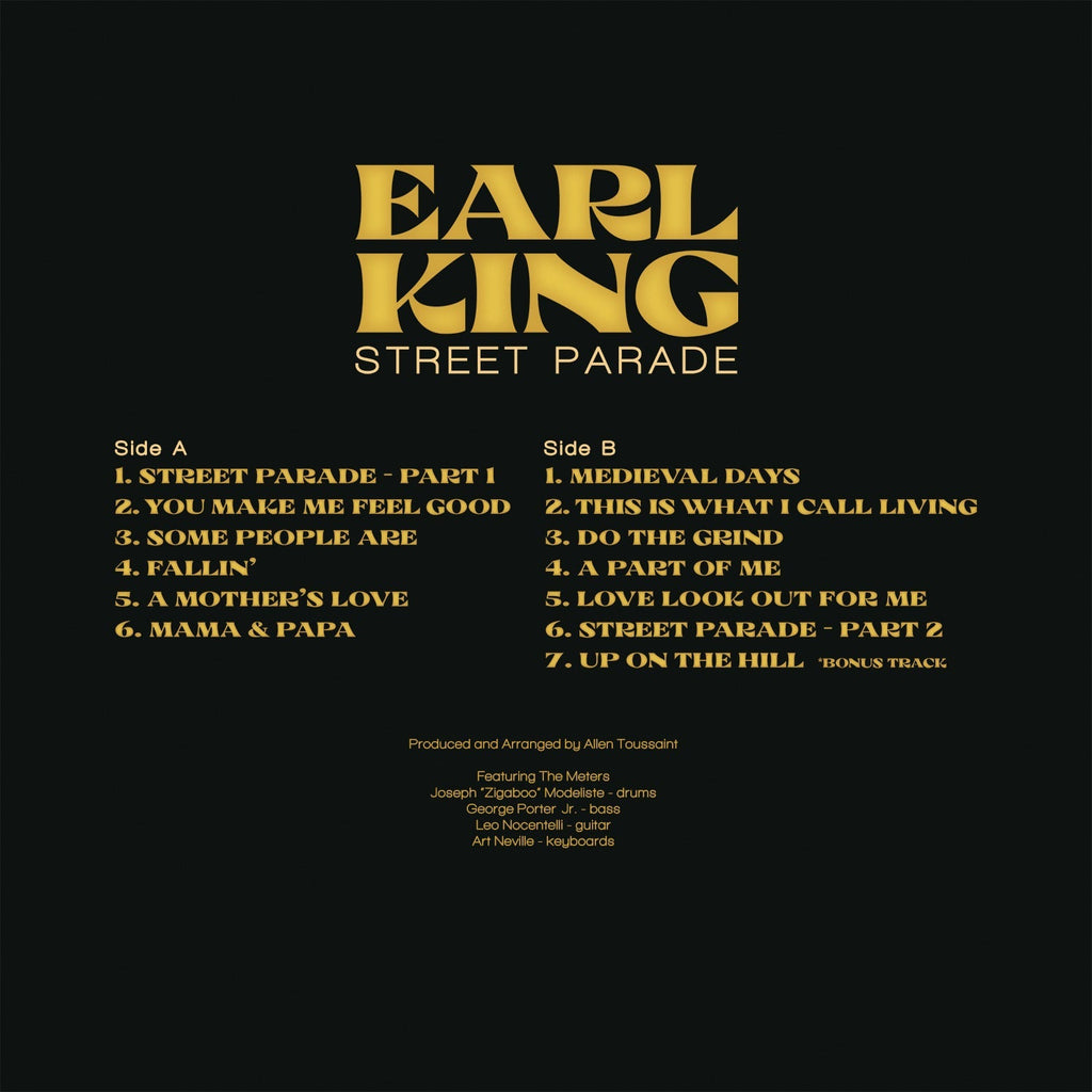 Earl King – Street Parade (Orange Burst LP Vinyl) Vinyl Record