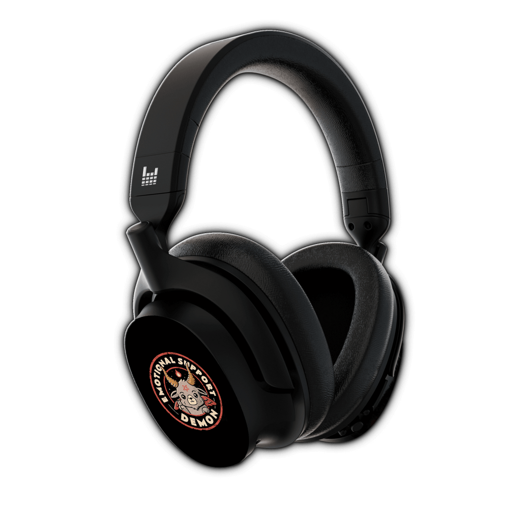 Emotional Support Demon by @Edu.ely Limited Edition Heavys Headphone Shells & Headphone Bundle