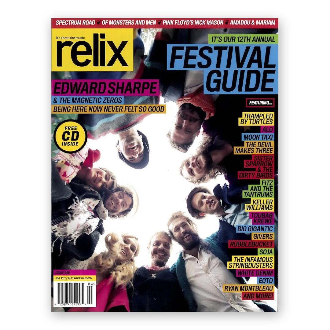 Edward Sharpe & The Magnetic Zeros - June 2012 Relix Issue Magazine