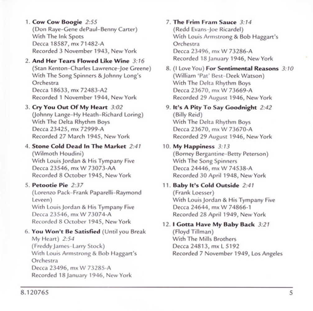 Ella Fitzgerald – Ella & Company, Vol. 4 Music CD