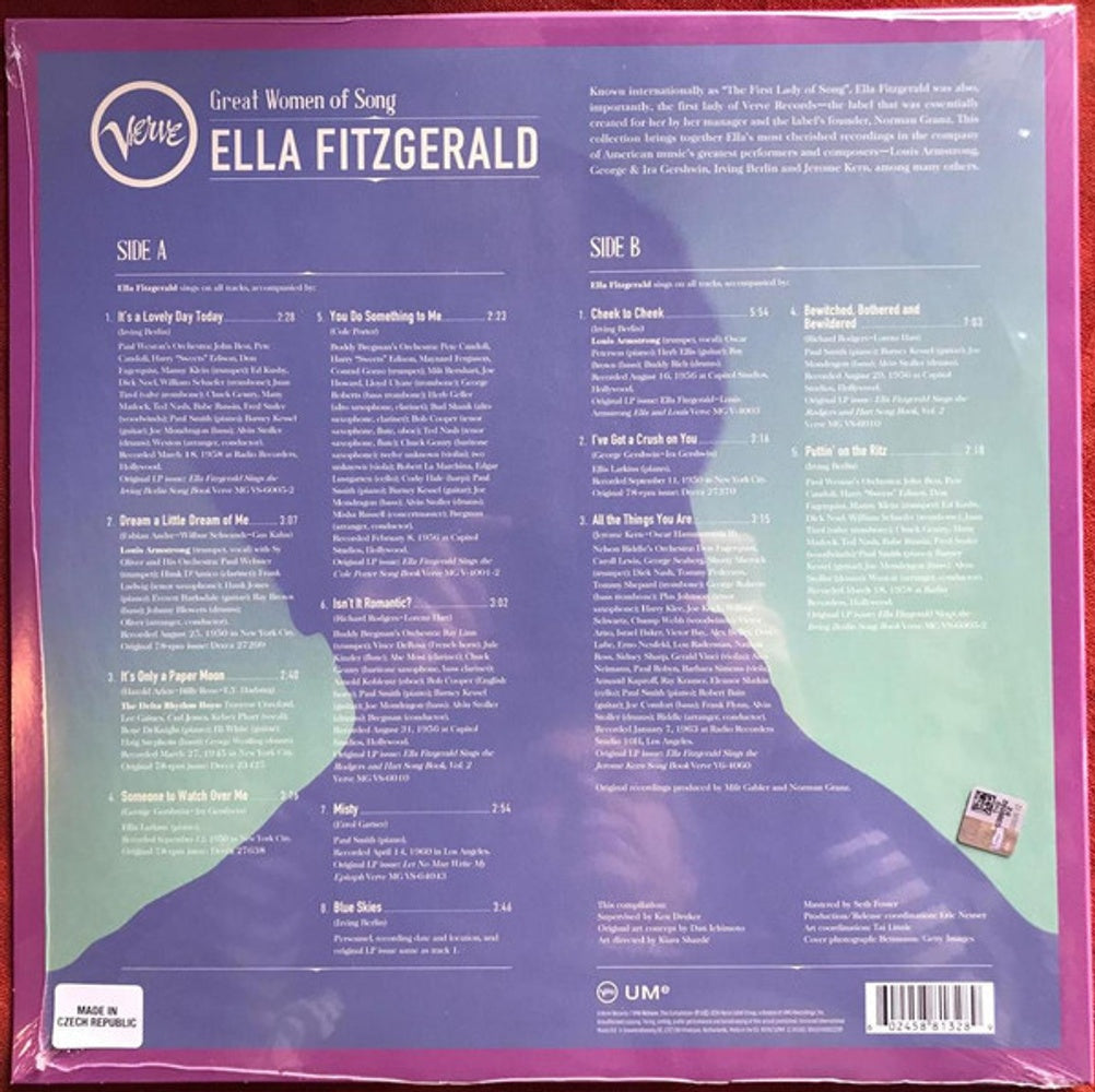 Ella Fitzgerald – Great Women Of Song: Ella Fitzgerald (LP Vinyl) Vinyl Record