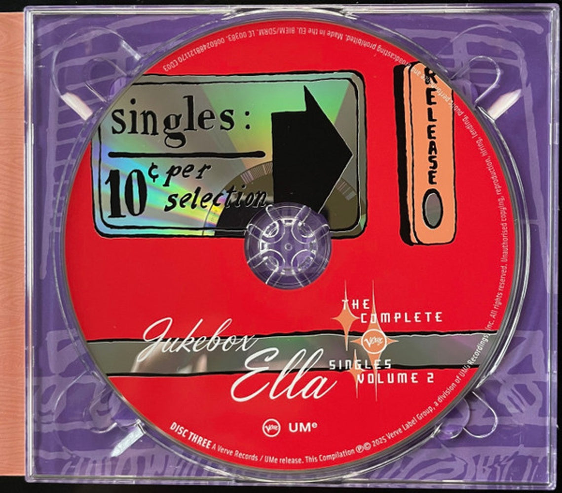 Ella Fitzgerald – Jukebox Ella: The Complete Verve Singles 2 (3-CD) Music CD