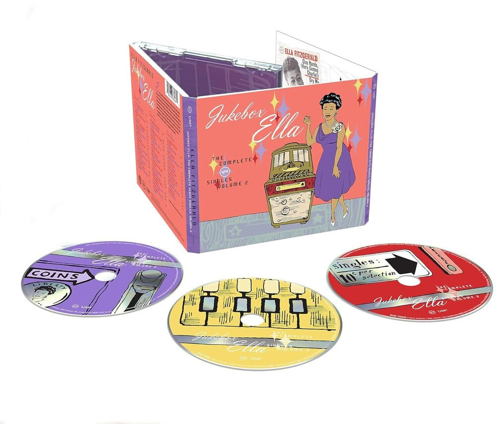 Ella Fitzgerald – Jukebox Ella: The Complete Verve Singles 2 (3-CD) Music CD