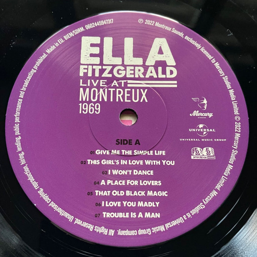 Ella Fitzgerald – Live At Montreux 1969 (LP Vinyl) Vinyl Record