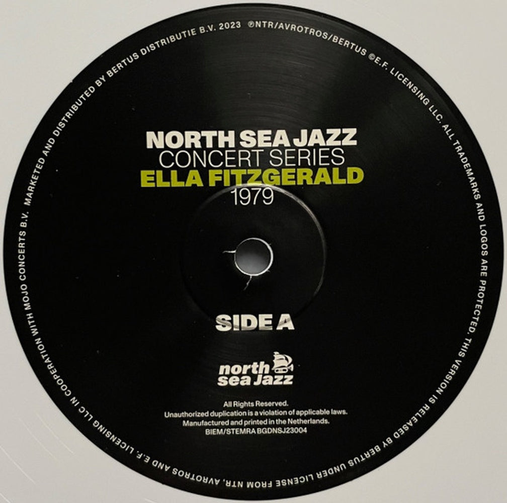 Ella Fitzgerald – North Sea Jazz Concert Series, 1979 (LP Vinyl) Vinyl Record