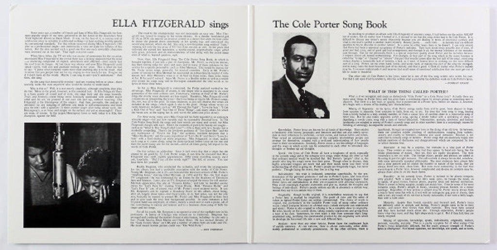 Ella Fitzgerald – Sings The Cole Porter Songbook (2-LP Vinyl) Vinyl Record