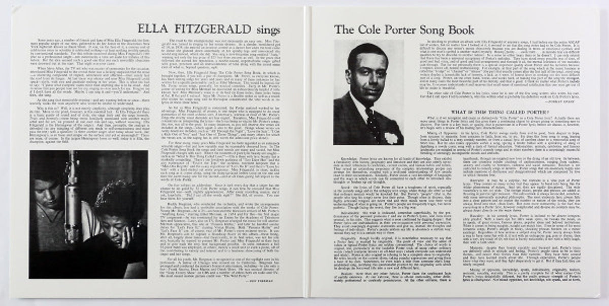 Ella Fitzgerald – Sings The Cole Porter Songbook (2-LP Vinyl) Vinyl Record