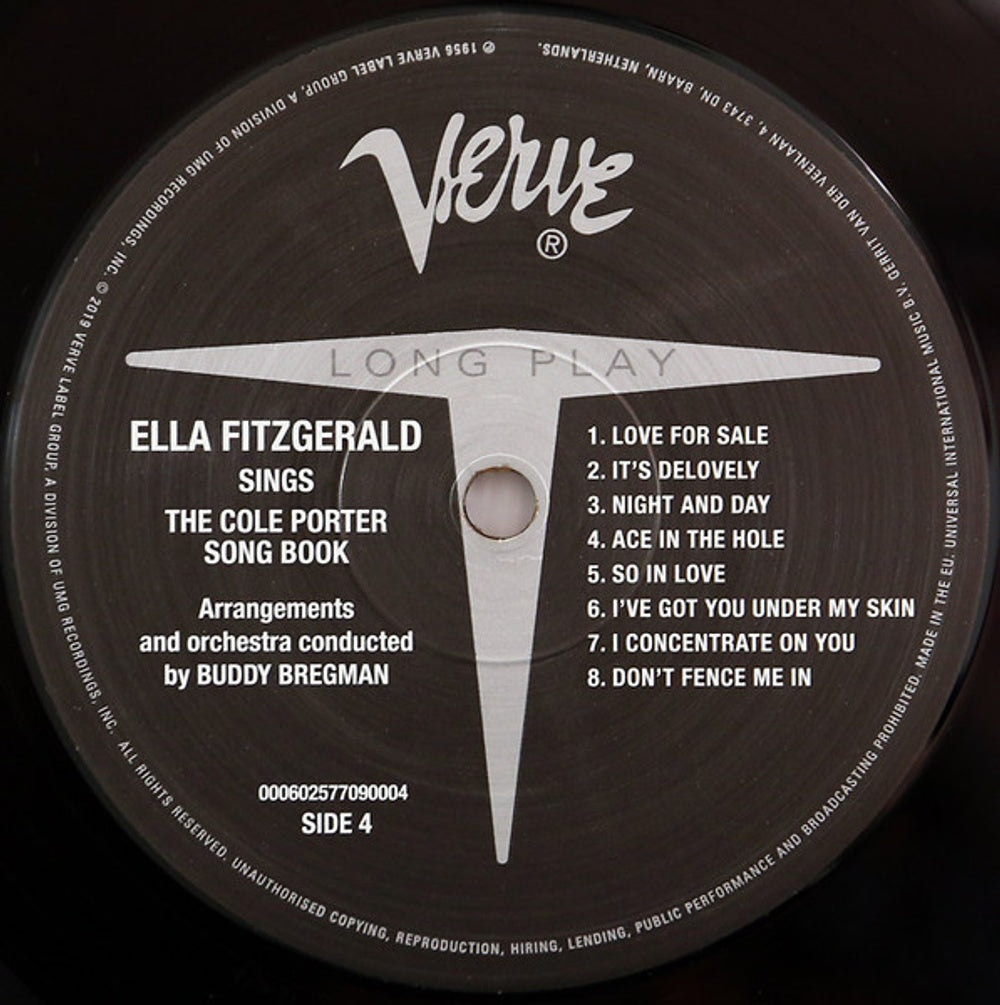 Ella Fitzgerald – Sings The Cole Porter Songbook (2-LP Vinyl) Vinyl Record