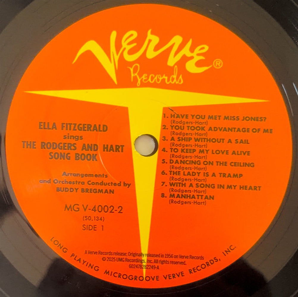 Ella Fitzgerald – Sings the Rodgers and Hart Song Book (2-LP Vinyl) Vinyl Record