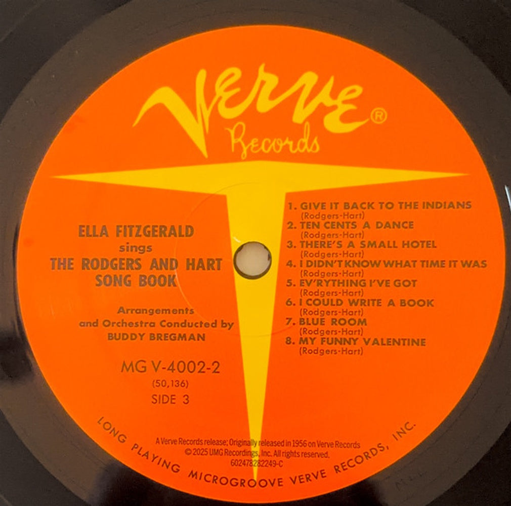 Ella Fitzgerald – Sings the Rodgers and Hart Song Book (2-LP Vinyl) Vinyl Record