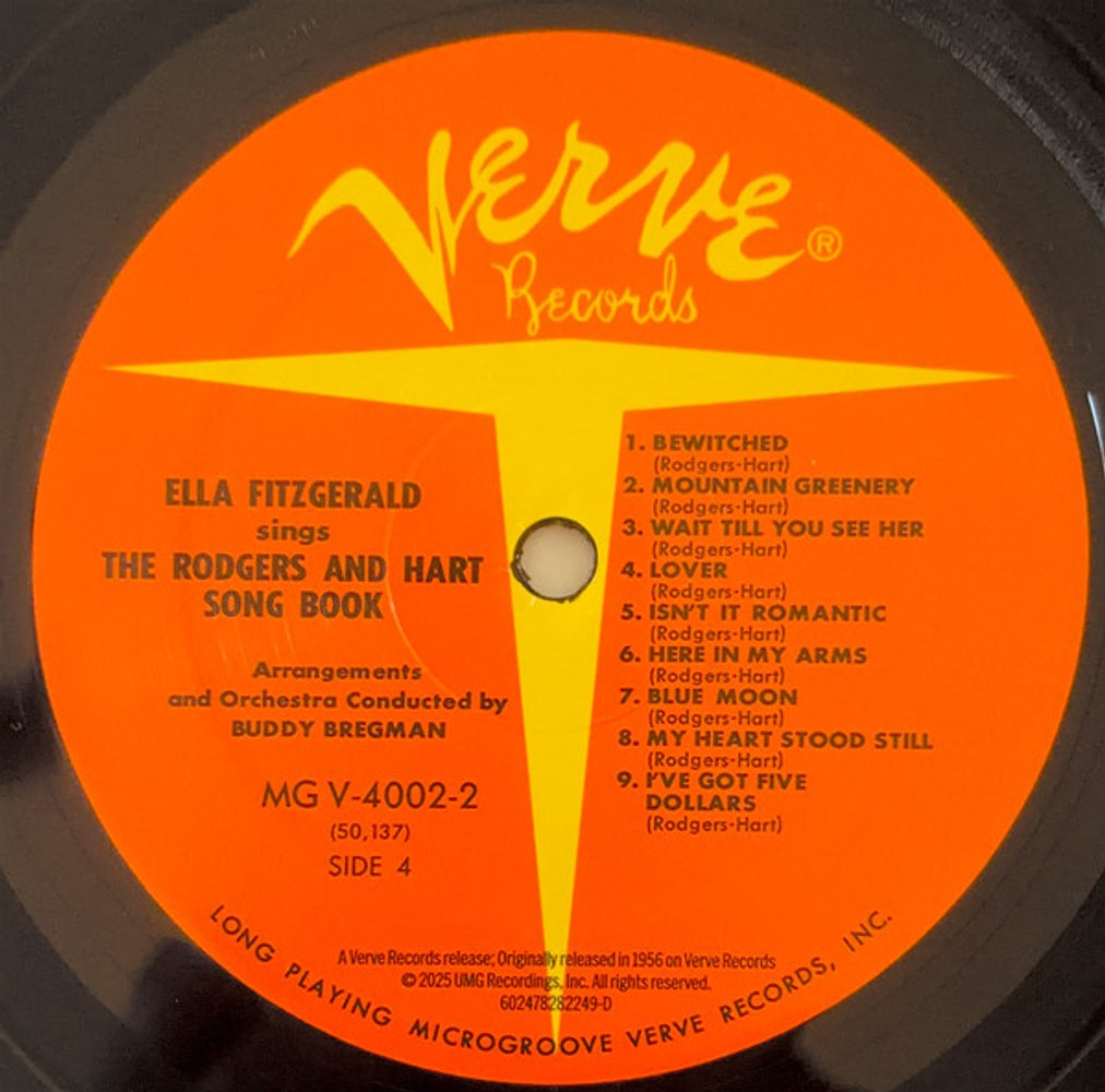 Ella Fitzgerald – Sings the Rodgers and Hart Song Book (2-LP Vinyl) Vinyl Record