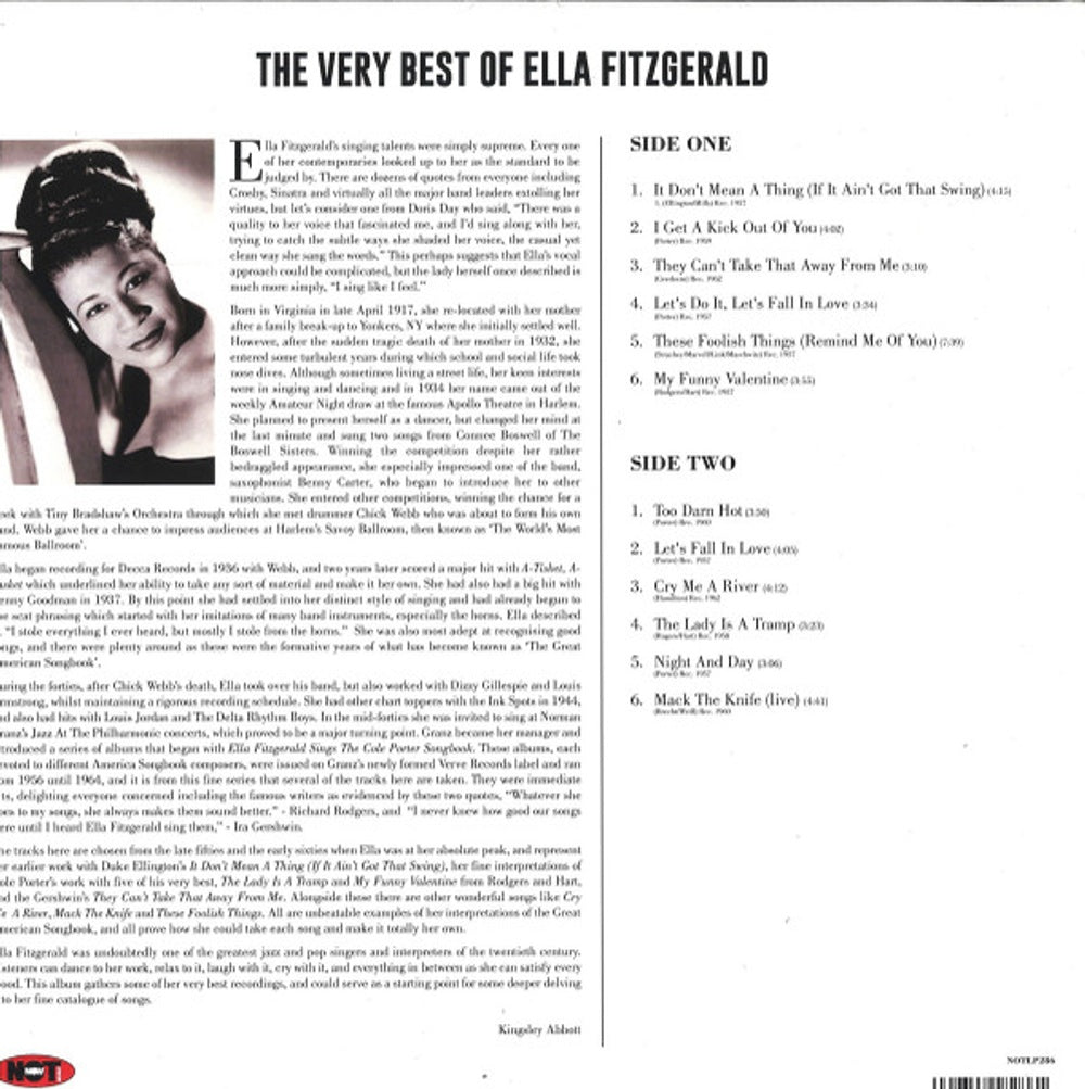 Ella Fitzgerald – Very Best Of (LP Vinyl) Vinyl Record