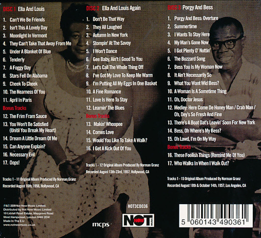 Ella & Louis – Definitive (3-CD) Music CD