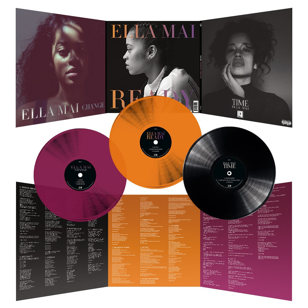 Ella Mai Time Change Ready - Anniversay Vinyl [Black LP/Violet LP/Orange LP] Vinyl Record