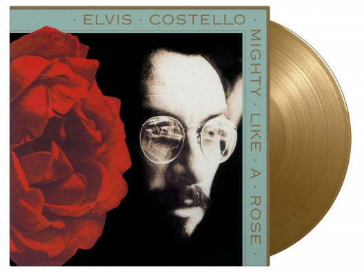 Elvis Costello Mighty Like A Rose (Limited Edition, 180 Gram Vinyl, Colored Vinyl, Gold) [Import] Vinyl Record