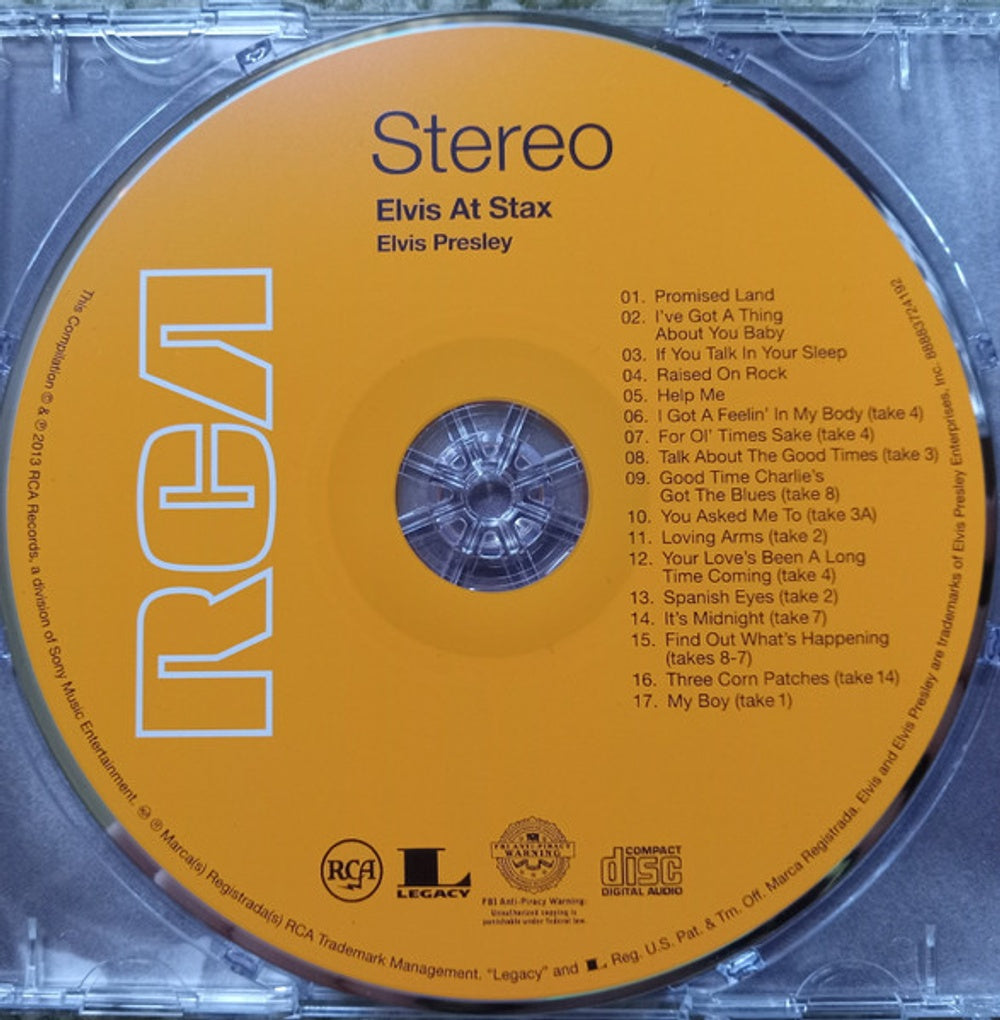Elvis Presley – Elvis at Stax Music CD