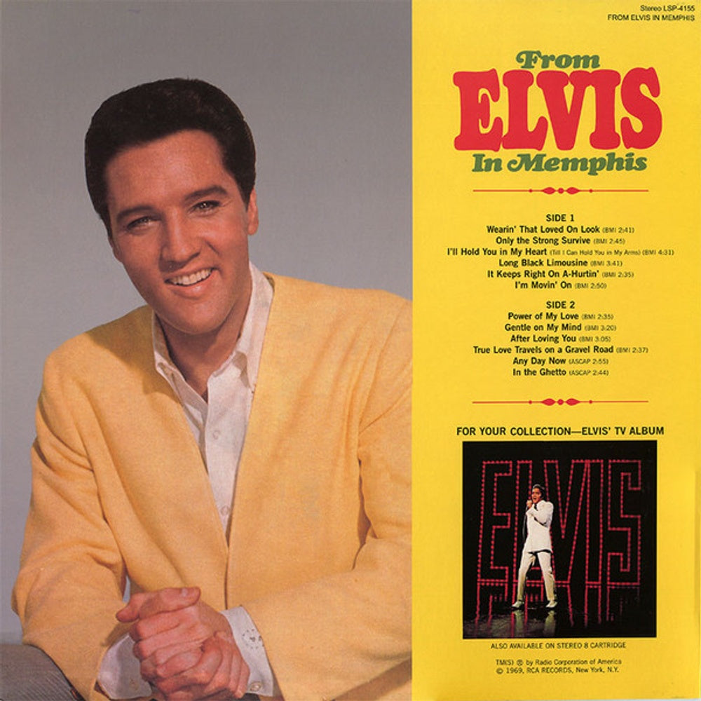 Elvis Presley – From Elvis In Memphis (LP Vinyl) Vinyl Record
