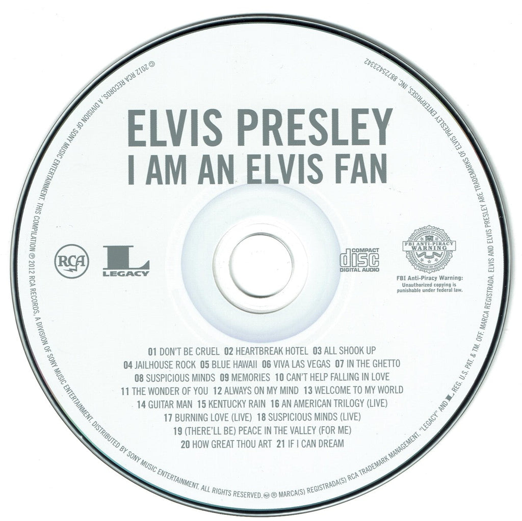 Elvis Presley – I Am An Elvis Fan Music CD