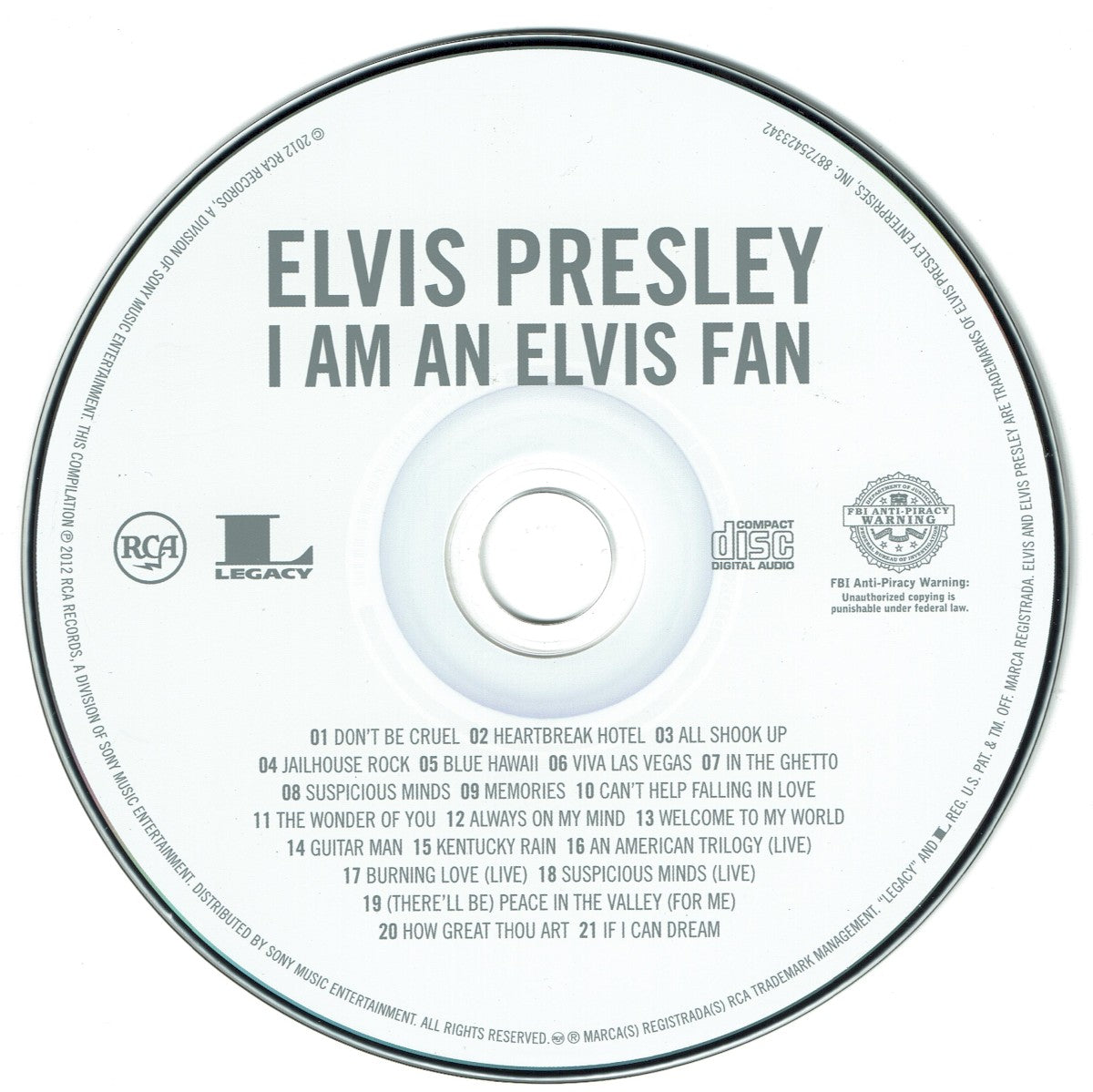 Elvis Presley – I Am An Elvis Fan Music CD