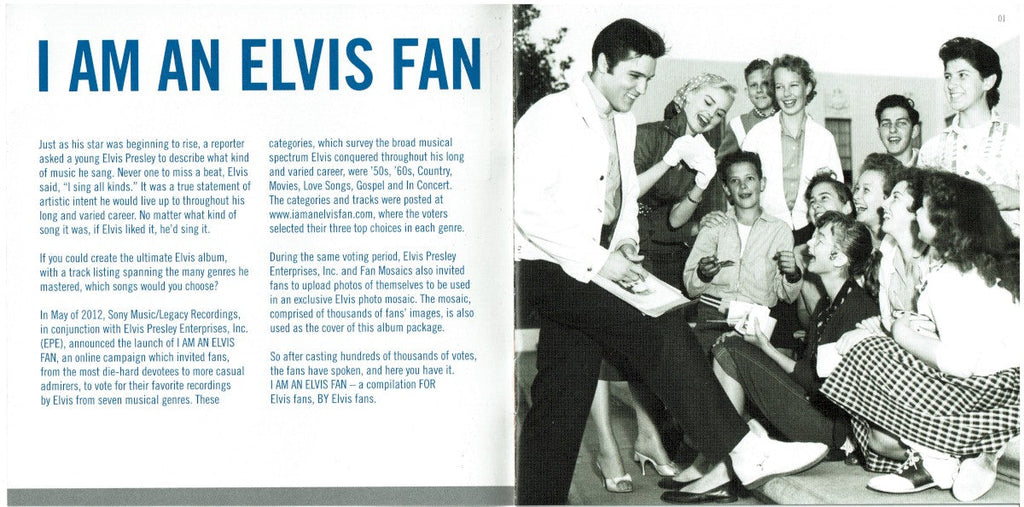 Elvis Presley – I Am An Elvis Fan Music CD