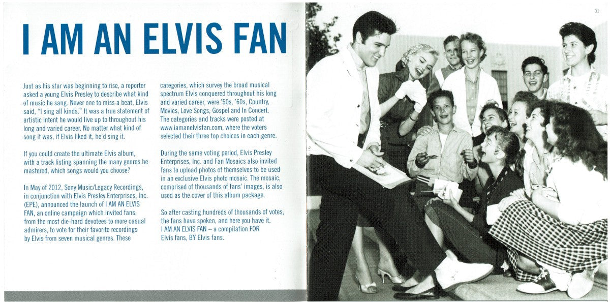 Elvis Presley – I Am An Elvis Fan Music CD