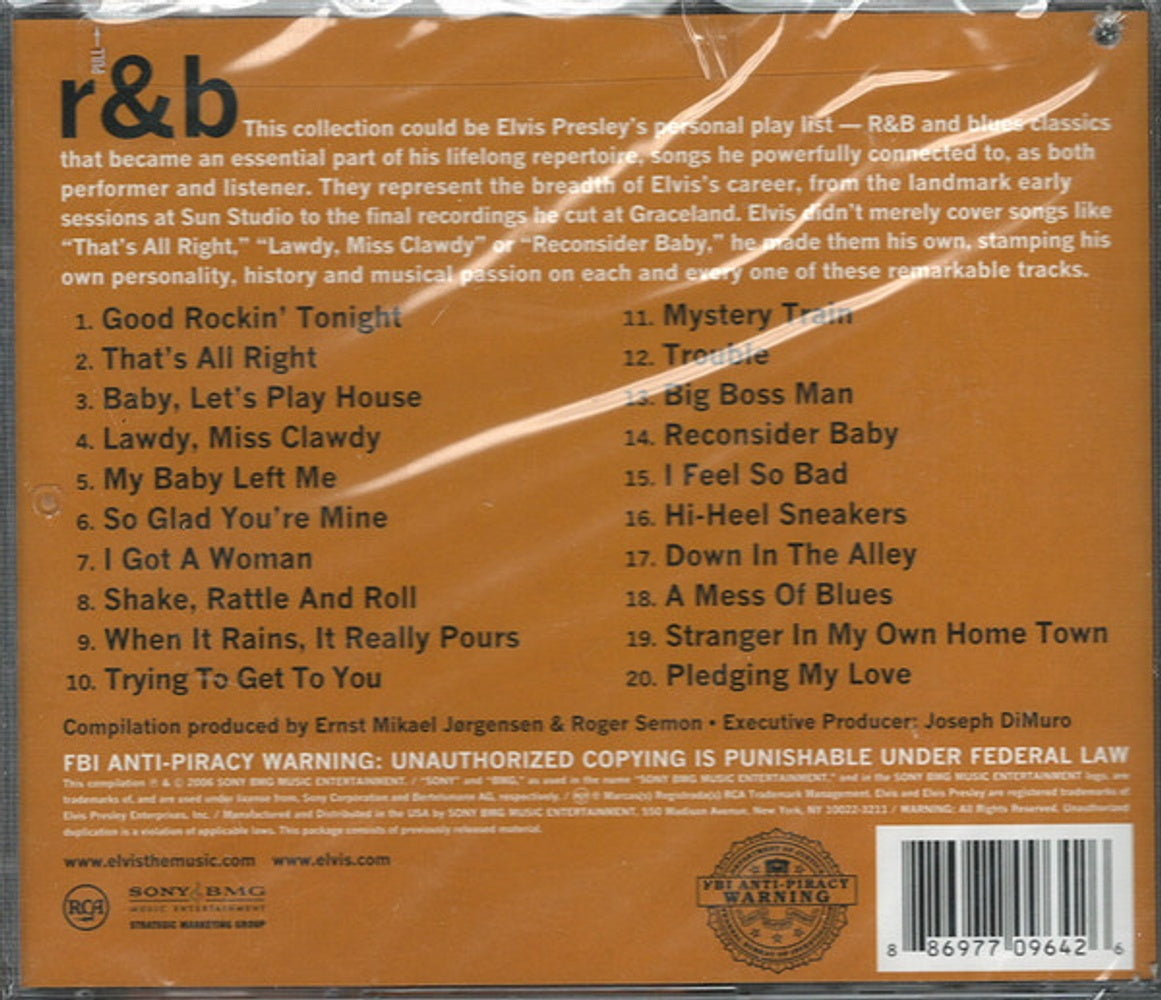 Elvis Presley – R&B Music CD