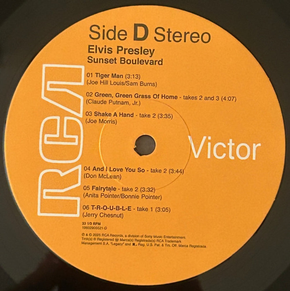 Elvis Presley – Sunset Boulevard (2-LP Vinyl) Vinyl Record