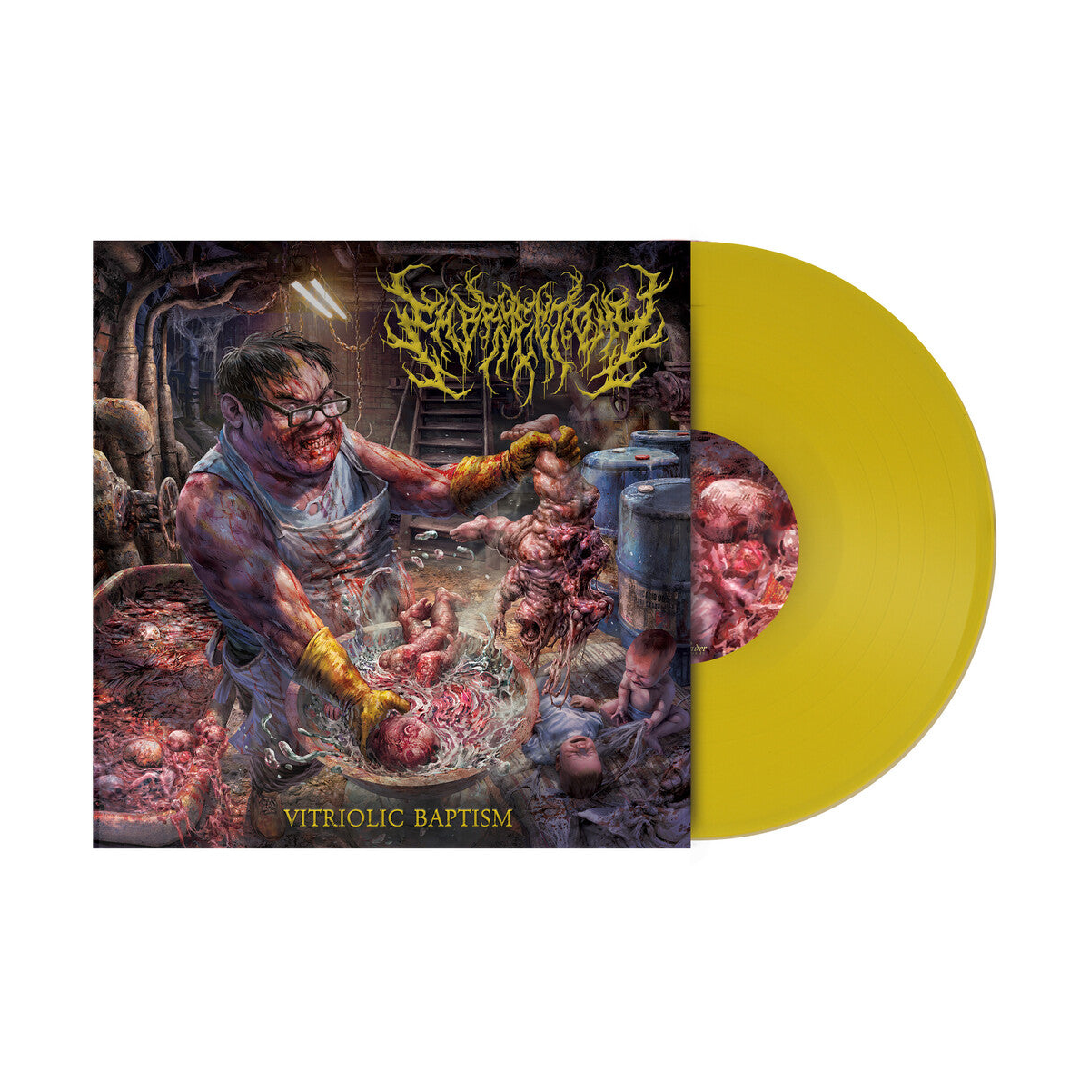 Embryectomy – Vitriolic Baptism (Colored, Gol LP Vinyl) Vinyl Record
