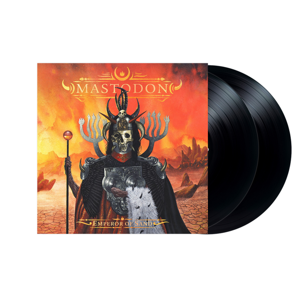 Mastodon - Emperor of Sand 2-LP (Black Vinyl) + Signed 12" x 12" Paul Romano Print Vinyl Record